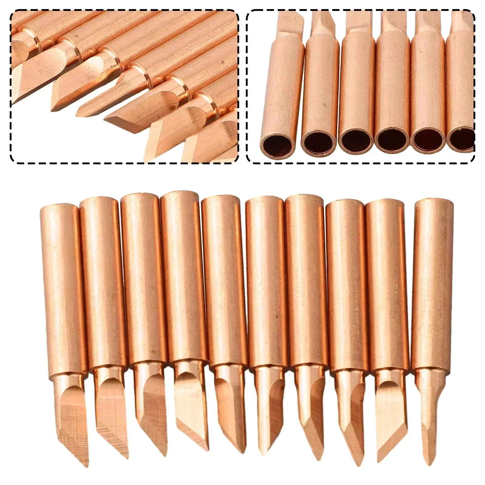 Tools For Electronic Workshop - 10 teile/paket Lötkolben Spitze Vielseitige Kupfer