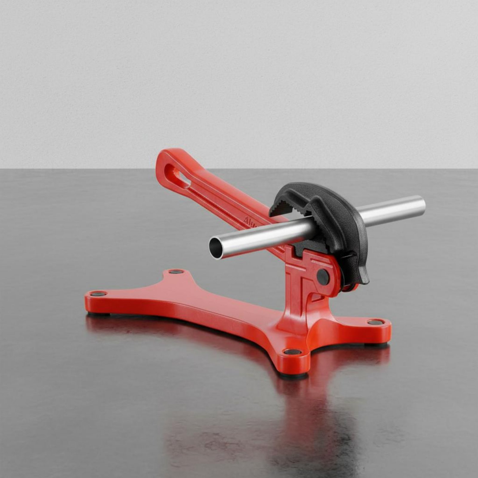 Tools For Workshop - Robuster tragbarer Rohrspannstock mit Stahlklemmen –