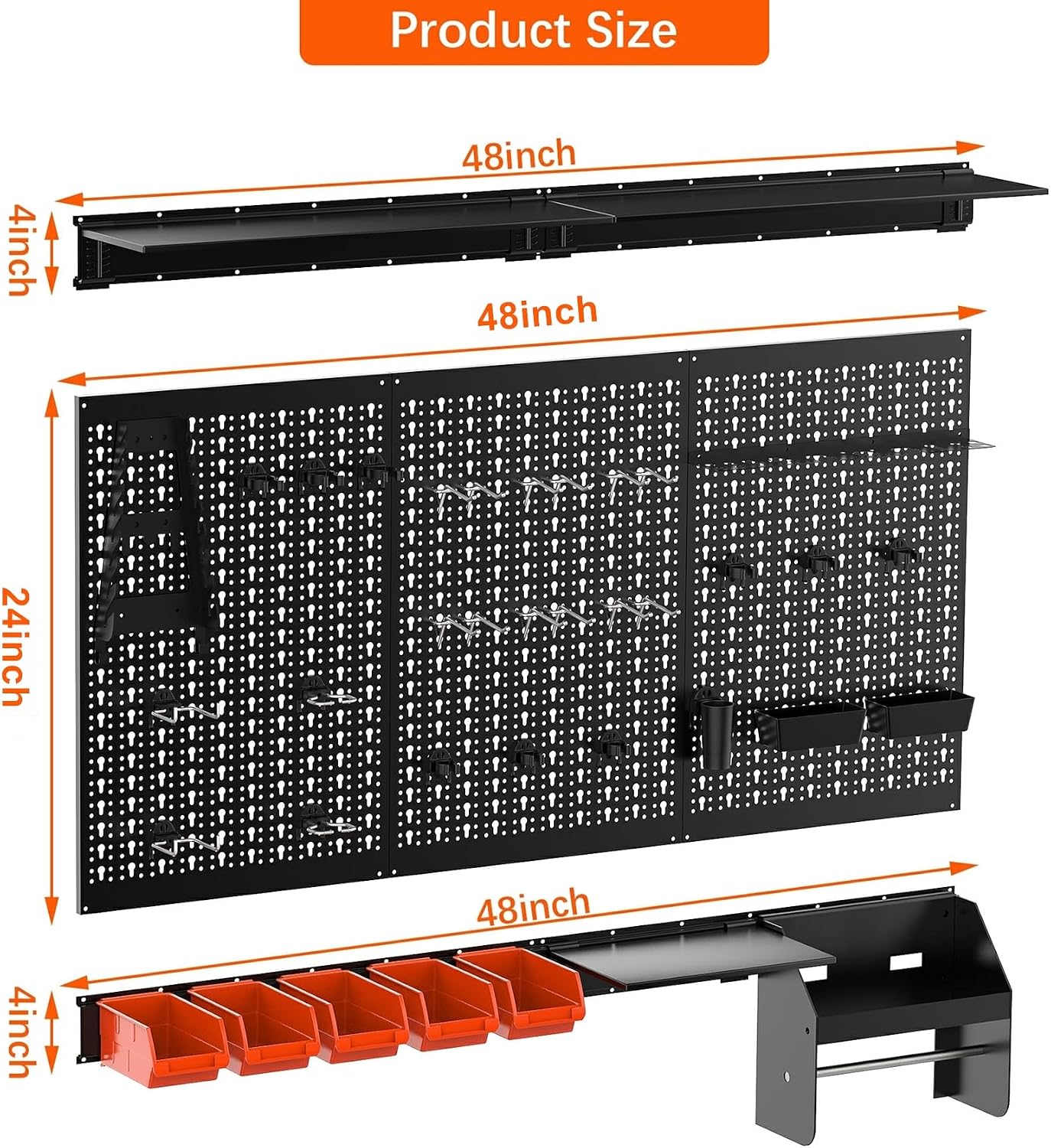 Metall-Lochplatten-Wand-Organi – Workshop Tools.Hanging Board Bewertung und Preis