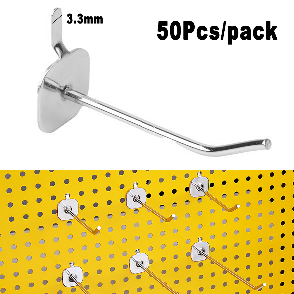 50Pcs 3,3mm Carbon Stahl Pegs  – Workshop Tools.Hanging Board Bewertung und Preis